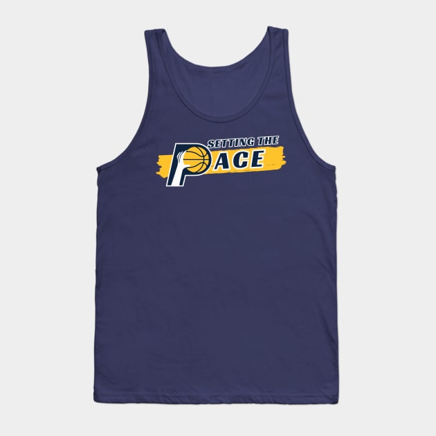 Setting The Pace Logo 2 Tank Top by Setting The Pace A Pacers Podcast